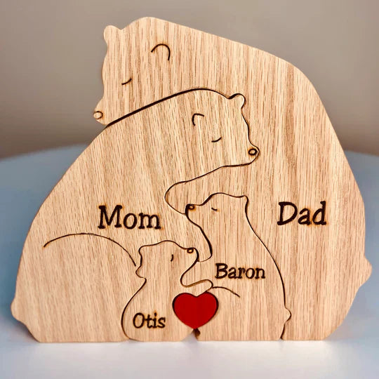 Puzzle in legno personalizzato: un souvenir familiare unico