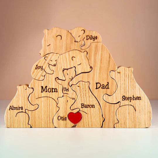 Puzzle in legno personalizzato: un souvenir familiare unico