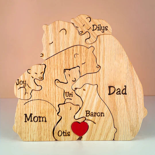 Puzzle in legno personalizzato: un souvenir familiare unico